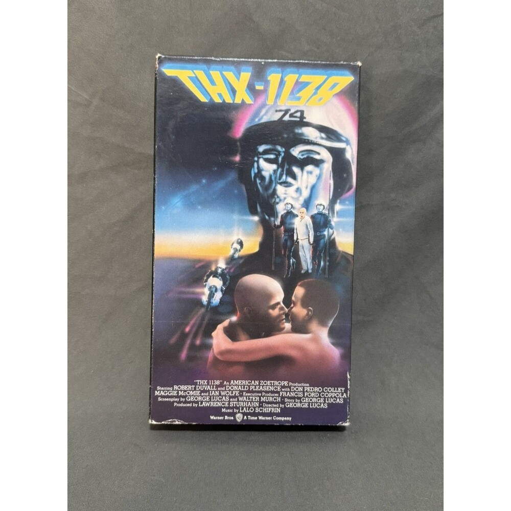 THX 1138 (VHS, 1991) Cult Sci-Fi - George Lucas Debut Film Warner Home Video